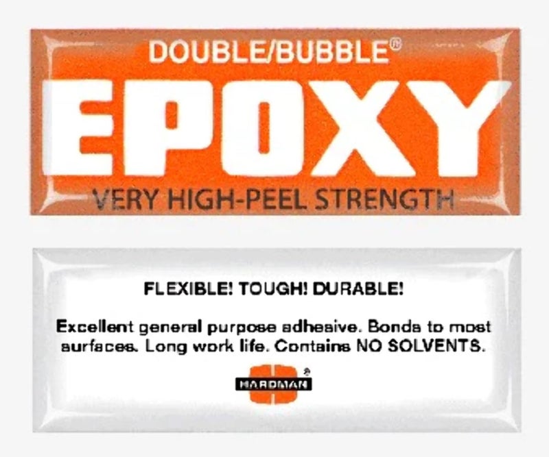 Double Bubble Hardman Orange Toughened Epoxy (High Peel Strength) 5 Packs (#04007) - Image 2